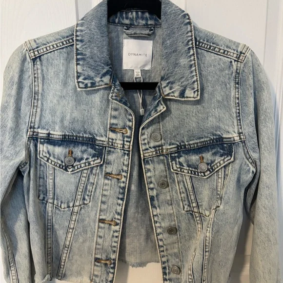 Dynamite Light Blue Denim Jacket - Picture 2 of 5
